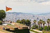 Castell de Montjuic, 18.Jhd., Berg Montjuic, Barcelona, Katalonien, Spanien, Europa
