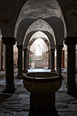 InnichenSan Candido, South Tyrol, Italy. The crypt in the Innichen Abbey