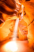 Upper Antelope slot Canyon, Arizona, light beam.
