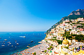 Positano, Campania, Salerno, beautiful Town on the Amalfi Coast.