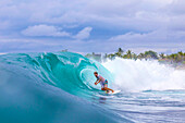 Surfer on a wave.