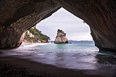 Cathedral Cove sunrise, Coromandel Peninsula, North Island, New Zealand, Pacific