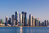 Qatar , Doha City, West bay Skyline.