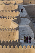 Uzbekistan ,Khorezm Region, Khiva City (W.H.) , Western City Walls.