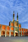 Iran, Yazd City, Amir Chakhmag Mosque and square.