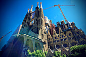Basilica of the Sagrada Familia by Antonio Gaudí, Barcelona, Catalonia, Spain