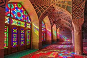 Iran, Shiraz City, Mmasjed-e ,Nasir al-Molk Mosque.