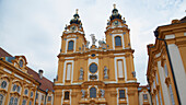 Kirche von Stift Melk , Donau , Wachau , Bundesland Niederösterreich , Österreich , Europa
