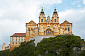 Kloster Stift Melk , Donau , Wachau , Bundesland Niederösterreich , Österreich , Europa