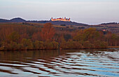 Sunrise at Stift Göttweig , River Danube , Krems , Wachau , Niederösterreich , Lower Austria , Austria , Europe