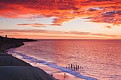 Australia, South Australia, Fleurieu Peninsula, Port Willunga, sunset.