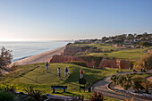 berühmter Abschlag Loch 16, Vale do Lobo, Royal Golf Course, Almancil, Algarve, Portugal