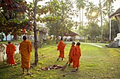 Young buddhist monks, Luang Prabang, Laos.