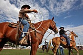 Australian Cowboys at the annual Lang Lang Rodeo. Victoria, Australia.
