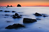 Coastline of North West Scotland.