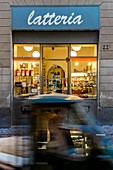 Old and classic shop in Bergamo, Italy.