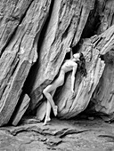 Portrait of nude woman. Lake Powell