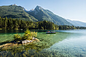 Hintersee, Ramsau, Nationalpark Berchtesgaden, Berchtesgadener Land, Oberbayern, Bayern, Deutschland