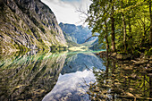 Obersee, Königssee, Nationalpark Berchtesgaden, Berchtesgadener Land, Oberbayern, Bayern, Deutschland