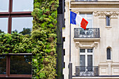 Facade of Museum du Quai Branly in Paris, France
