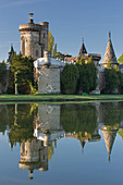 Franzensburg, Schlossteich, Laxenburger Park, Laxenburg, Niederösterreich, Österreich