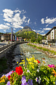 Lech am Arlberg, Fluss Lech, Vorarlberg, Österreich