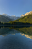 Vorderer Langbathsee, Alberfeldkogel, Gamskogel, Höllengebirge, Salzkammergut, Oberösterreich, Österreich