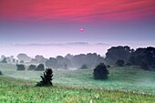 Dawn, Hill of Uisneach, County Westmeath, Ireland.