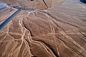 Nazca lines, view by plane, Peru