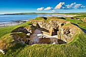 The neolithic ( circa 2,500 to circa 2,000 BC) settlement of Skara Brae the best preserved groups of prehistoric houses in Western Europe. Built before the Pyramids Skara Brae gives an insight into the levels of sophistication Neolithic people reached wel