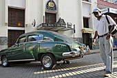 an american car in havana, Cuba.