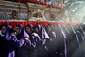 Malaga: religious processions during the Holy Week, Spain