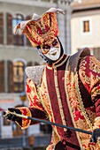 The famous Venetian Carnival of Annecy in Haute-Savoie, Rhône-Alpes, France.