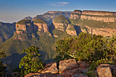 Three Rondavels im Blyde River Canyon, nördliche Drakensberge, Südafrika