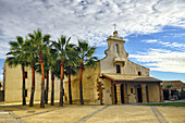 Courtyard of Castillo de Santa Catalina, Cádiz, Andalucía, España, Europa.