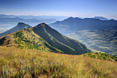 Blick auf Little Berg, Tugela Valley, Amphitheatre, Royal Natal, Drakensberge, uKhahlamba-Drakensberg Park, UNESCO Welterbe Maloti-Drakensberg-Park, KwaZulu-Natal, Südafrika