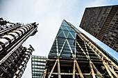 Lloyd´s building and Leadenhall Building in London, UK.