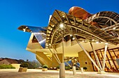 The Hotel Marqués de Riscal, A Luxury Collection Hotel by architect Frank O. Gehry. Elciego. Rioja alavesa wine route. Alava. Basque country. Spain.