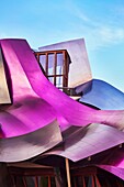 The Hotel Marqués de Riscal, A Luxury Collection Hotel by architect Frank O. Gehry. Elciego. Rioja alavesa wine route. Alava. Basque country. Spain.