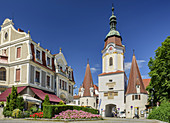 Steiner Tor, Krems, Wachau, Donauradweg, UNESCO Weltkulturerbe Wachau, Niederösterreich, Österreich
