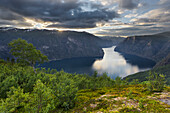 Aurlandfjord, Sogn og Fjordane, Norwegen