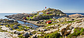 Küste beim Lindesnes Leuchtturm, Staksvika, Vest Agder, Norwegen