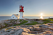 Lindesnes Leuchtturm, Vest Agder, Norwegen