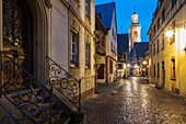 Evening in Riquewihr, Alsace, France.