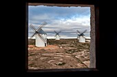 One of the main sights on this trip is here in the region of Ciudad Real, Campo de Criptana. This village presents the most famous image of La Mancha, thanks to the centuries-old windmills located on the hill that presides over it, against which Don Quixo