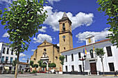 Church of San Miguel Arcangel, XVIIIth century. Jabugo, Huelva, Spain