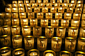 Candles in Notre-Dame de Paris.