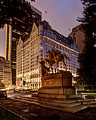 Grand Army plaza in front of the Plaza Hotel.