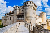 Cuéllar Castle or The Castle of the Dukes of Alburquerque. Cuéllar, Segovia, Castilla y León, Spain, Europe.