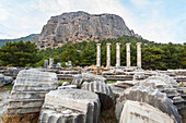 'Ruins of the Sanctuary of Athena; Priene, Turkey'